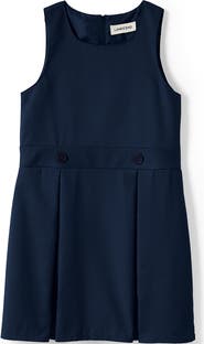 Lands' End Girls Uniform Solid Jumper