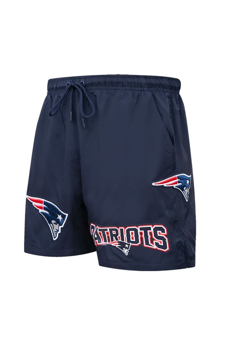 Men's Pro Standard Navy New England Patriots Woven Shorts, Alternate, color, Navy