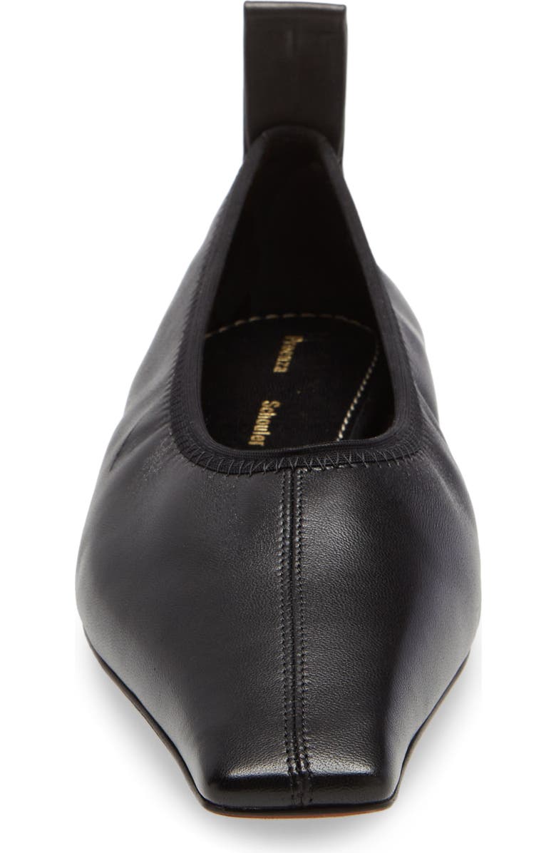 Proenza Schouler Trap Square Toe Flat, Alternate, color,