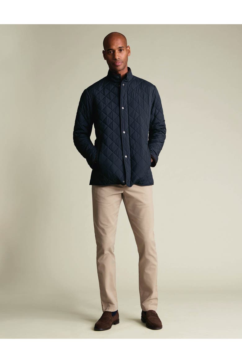 Diamond Quilted Jacket, Alternate, color, Navy