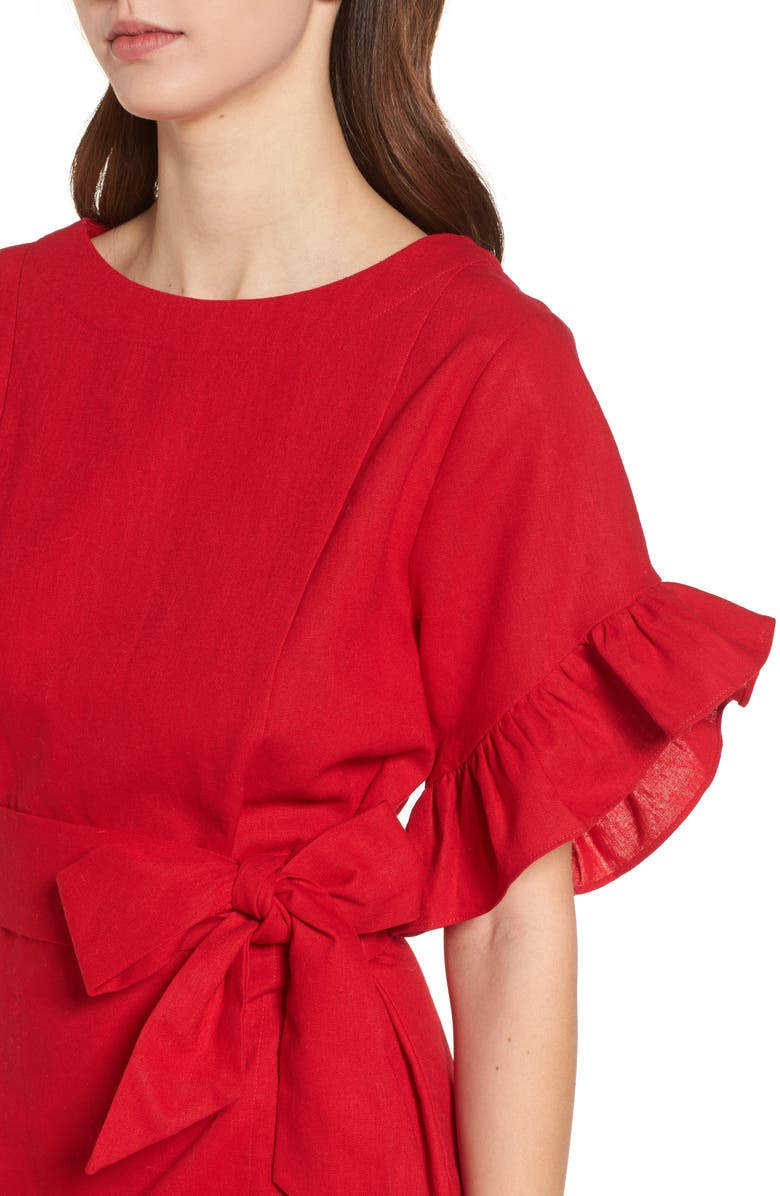 Socialite Ruffle Faux Wrap Dress, Alternate, color,