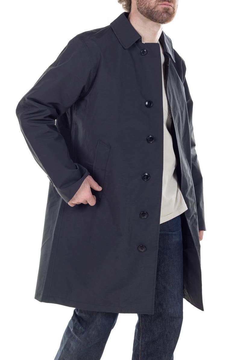 Schott NYC Waterproof Longline Raincoat, Alternate, color,