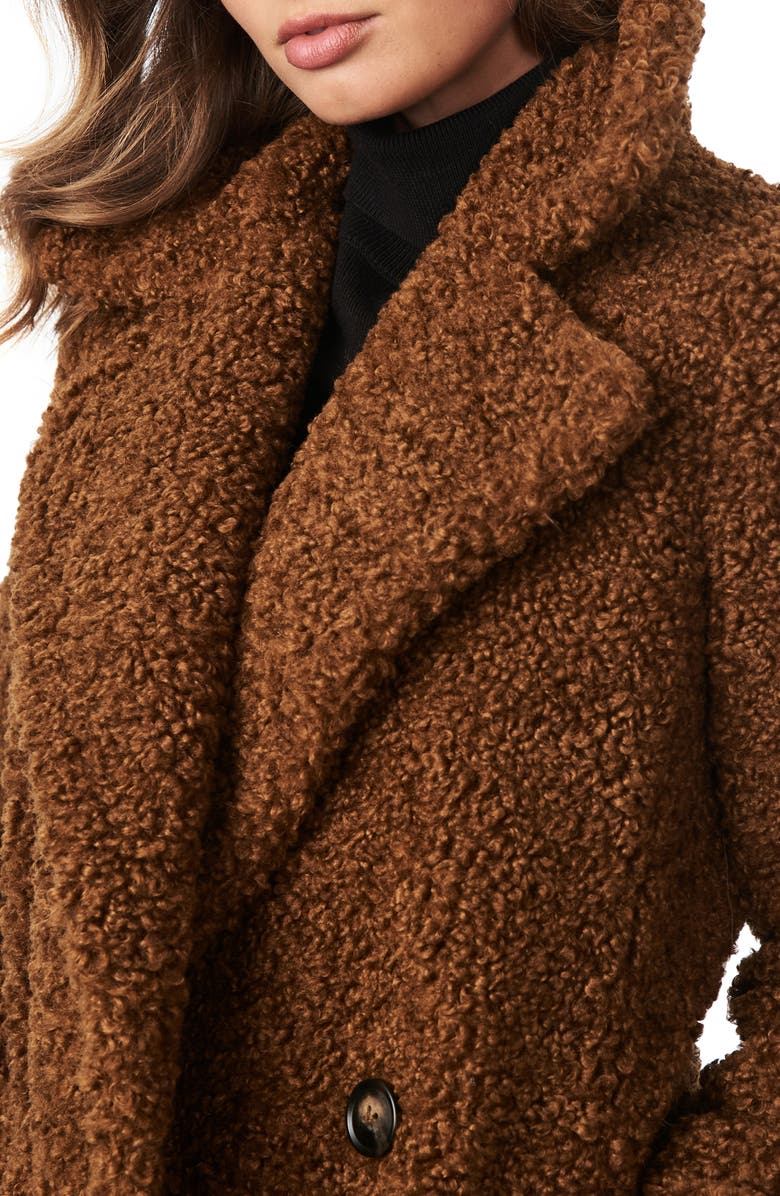 Bernardo Faux Fur Jacket, Alternate, color, 