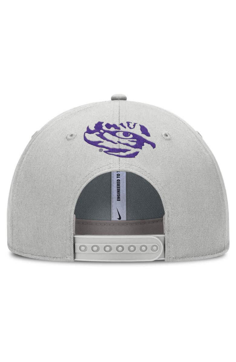 Nike Men's Nike Gray LSU Tigers 2025 Sideline Dust Pinched Rise Adjustable Hat, Alternate, color, Gray