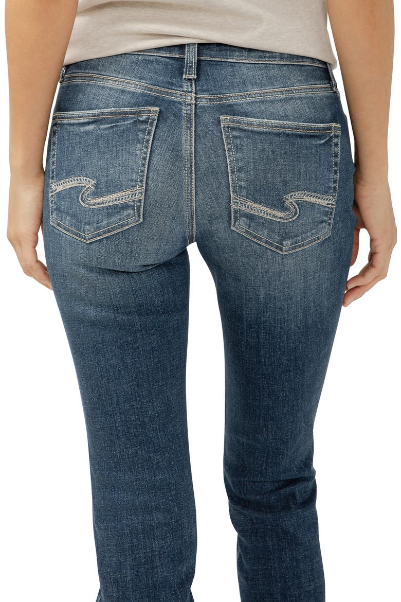 Suki Curvy Mid Rise Straight Leg Jeans, Alternate, color, ISLES