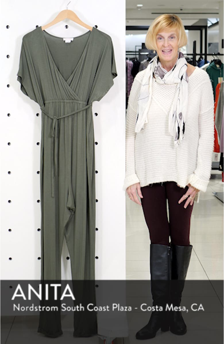 Crossover Maternity Jumpsuit, sales video thumbnail