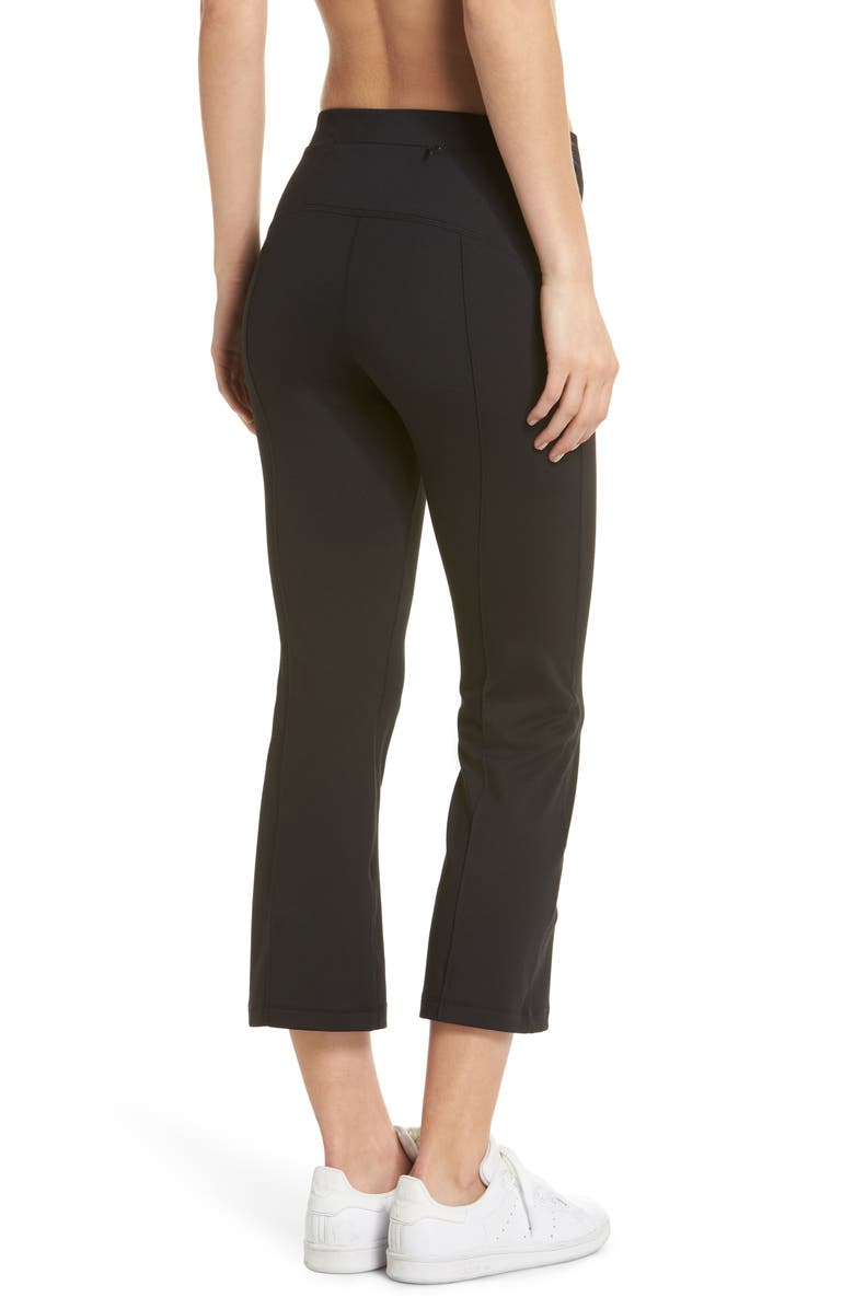 Zella Uptown Flare Midi Pants, Alternate, color, 