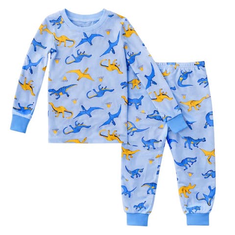 Kids Toddler Boy Long Sleeve Pajamas Set Snug Fit Soft & Stylish Cozy Comfortable Sleepwear Sets