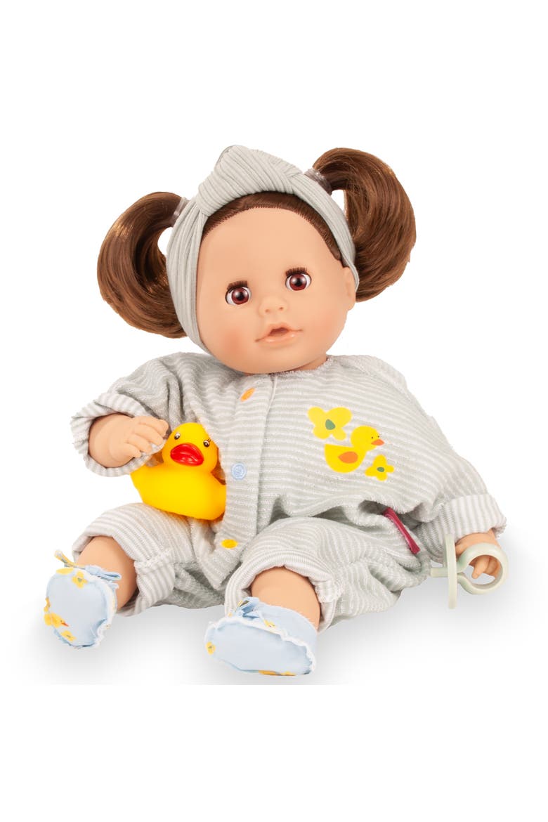 Cosy Aquini Little Duck, 13" Floating Bath Doll, Collectible Toy, Kids 3+, Alternate, color, Multicolored