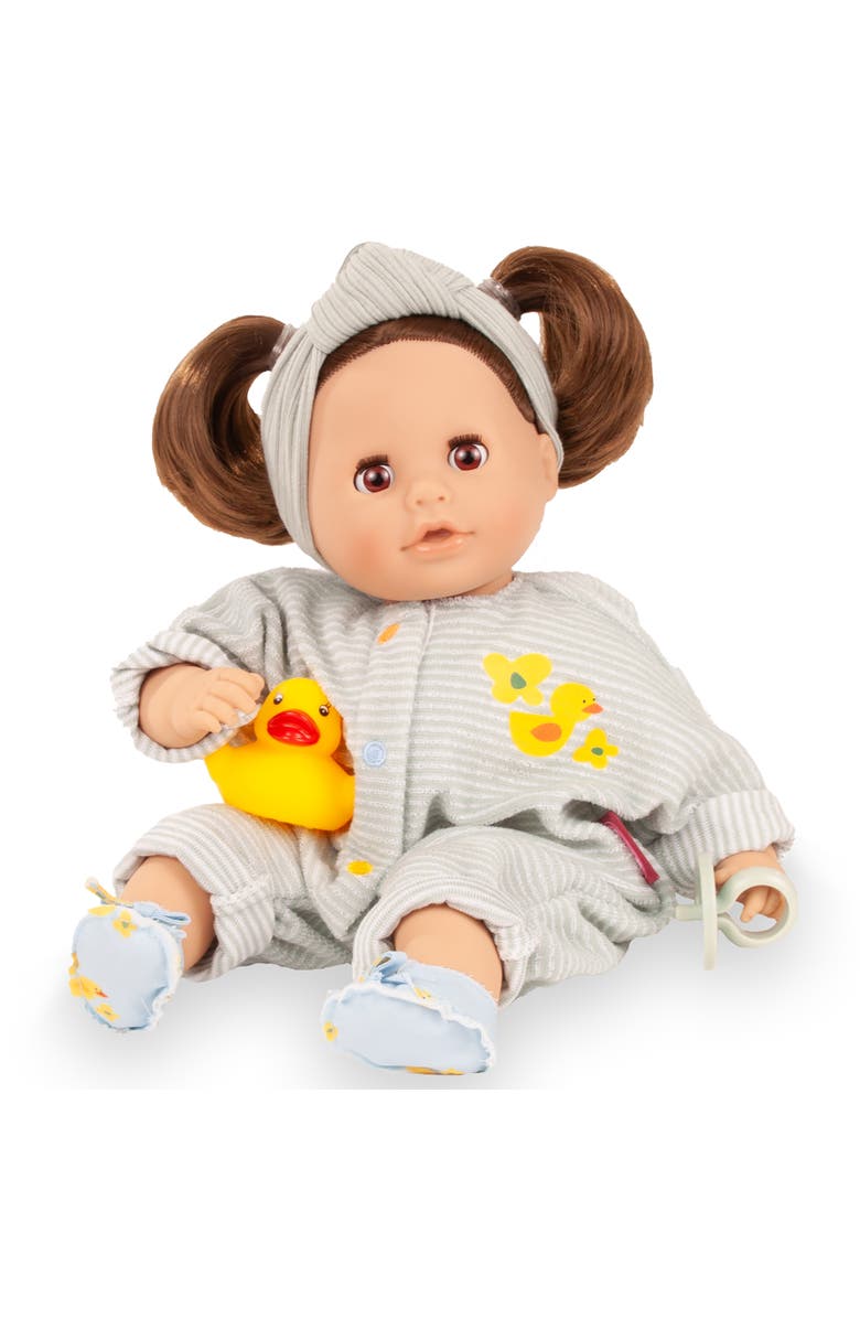 Gotz Cosy Aquini Little Duck, 13" Floating Bath Doll, Collectible Toy, Kids 3+, Alternate, color, Multicolored