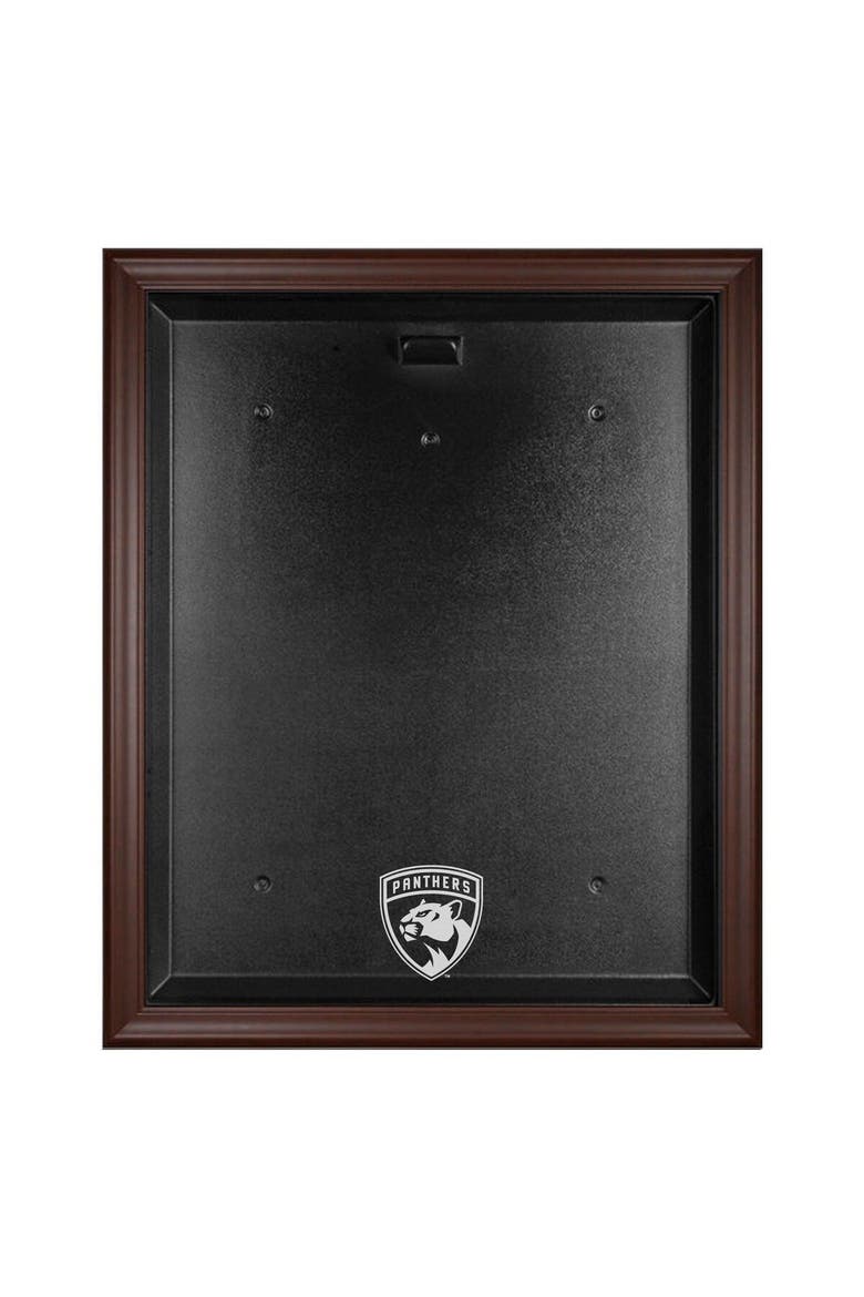 Florida Panthers Brown Framed Logo Jersey Display Case, Main, color, Brown
