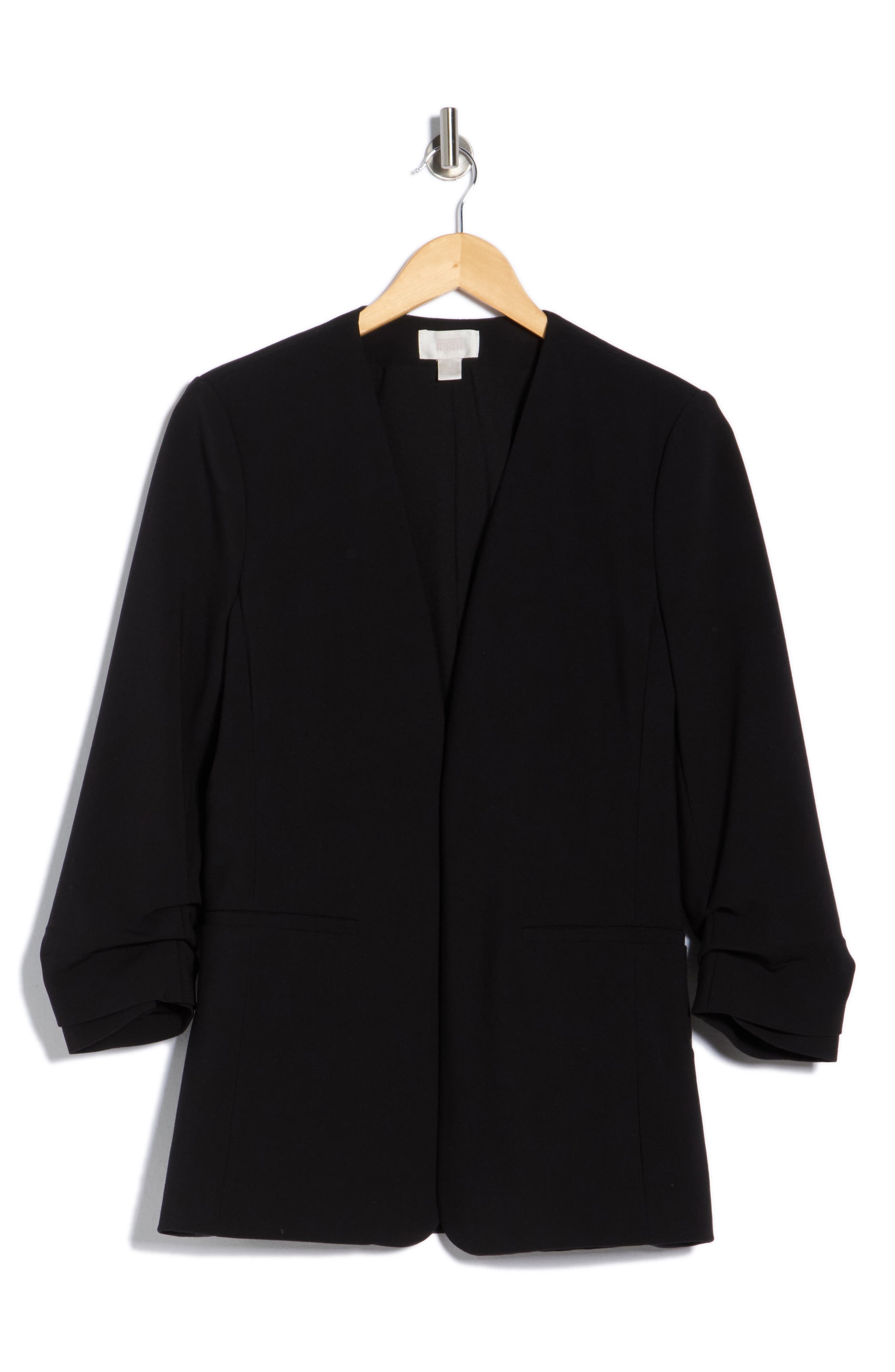 NORDSTROM RACK Slim Cinched Sleeve Blazer