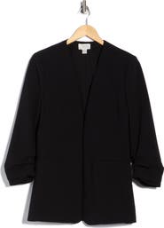 NORDSTROM RACK Slim Cinched Sleeve Blazer