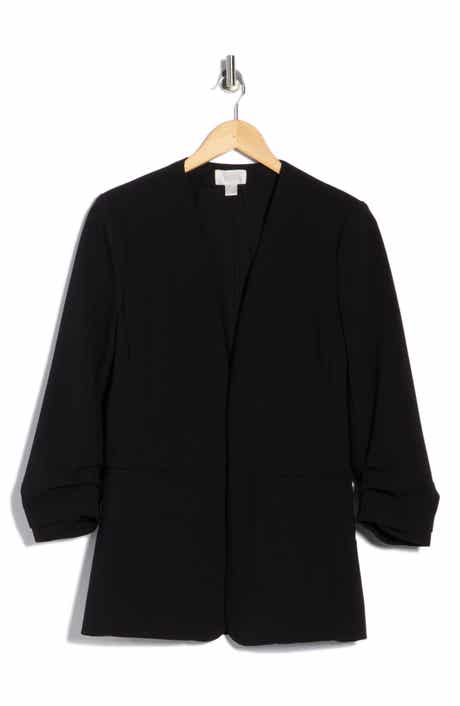 NORDSTROM RACK Slim Cinched Sleeve Blazer