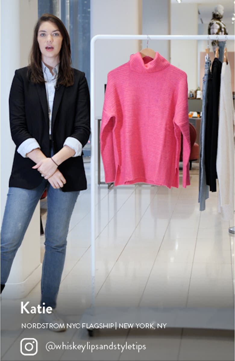 Textured Turtleneck Sweater, sales video thumbnail