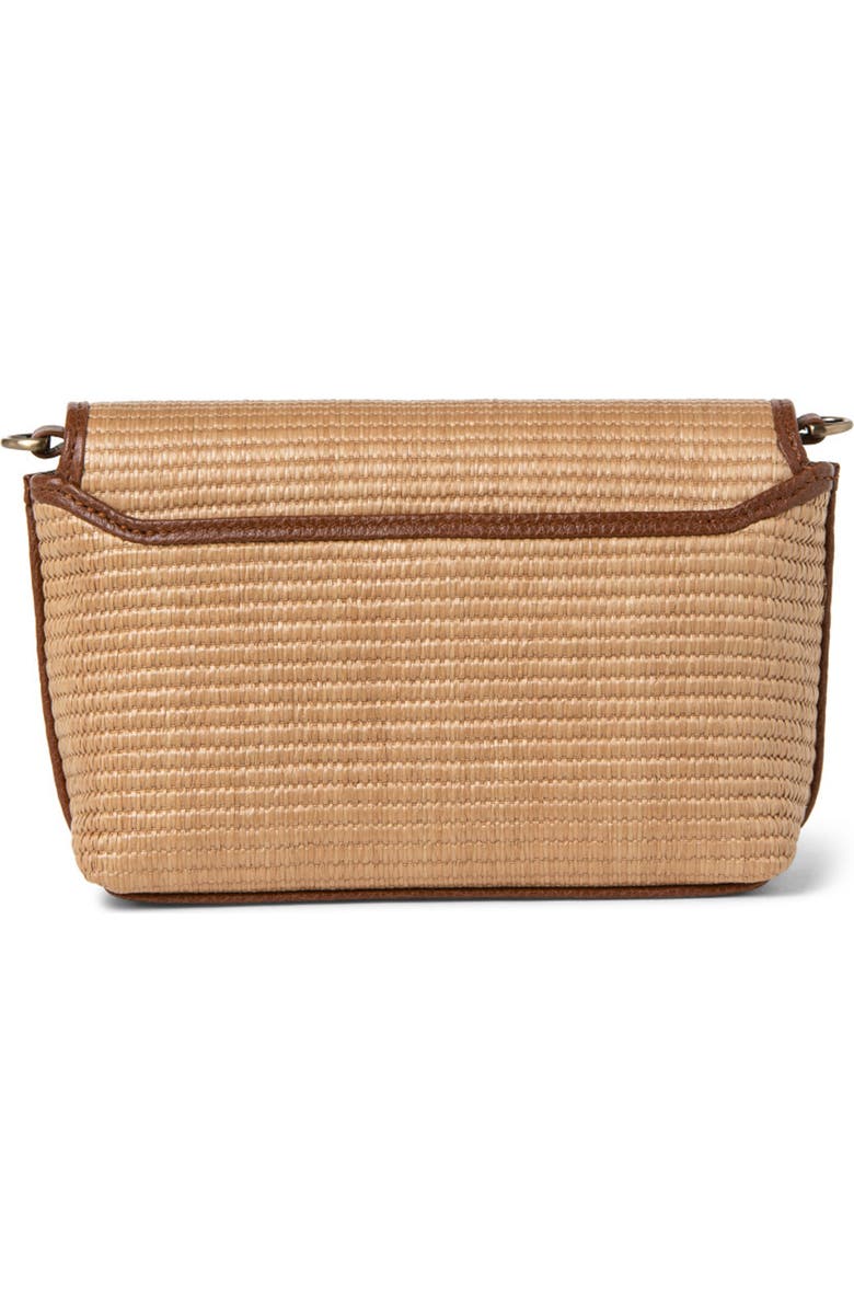 Akris Little Anouk Woven Raffia Crossbody Bag, Alternate, color,