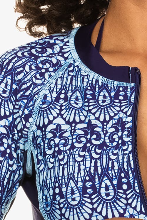 Helen Jon Island Rash Guard Upf 50+ In Blue