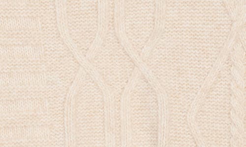 Elie Elie Tahari Cap Sleeve Cable Stitch Sweater In Neutral
