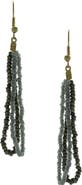 OLIVIA WELLES Daphne Beaded Double Drop Earrings