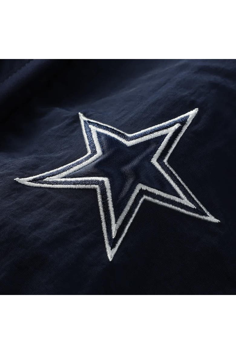 Women's Starter Navy Dallas Cowboys On the Ball Sherpa Jacket, Alternate, color, Navy