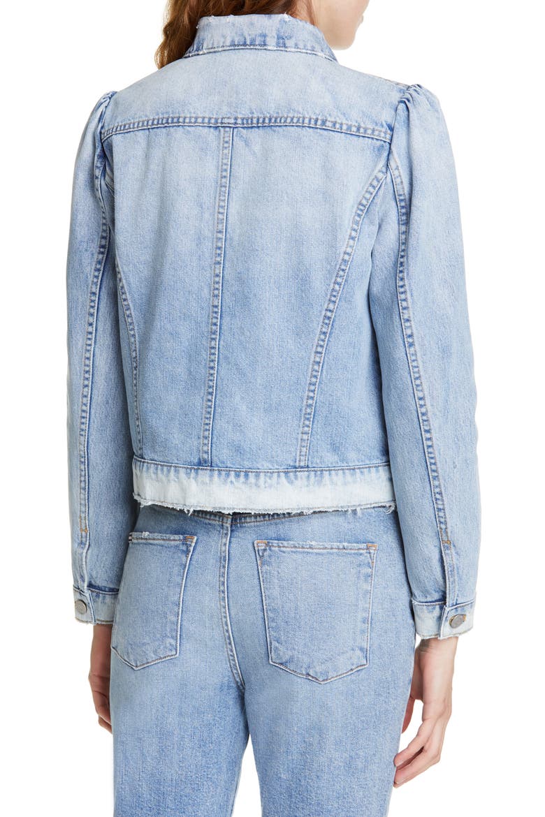 Classic Denim Jacket, Alternate, color, CHANTAL WASH