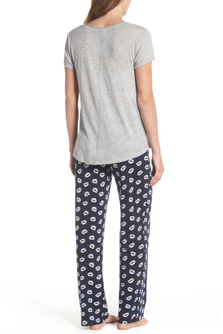I Heart Sleep Pajamas, Alternate, color, H GREY