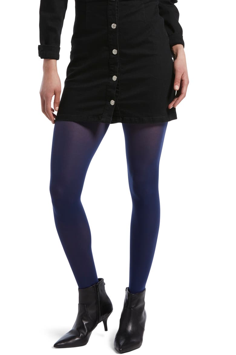 Opaque Tights, Alternate, color, EMPEROR