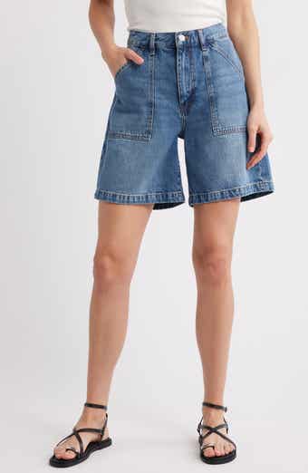 FRAME The Utility Denim Shorts