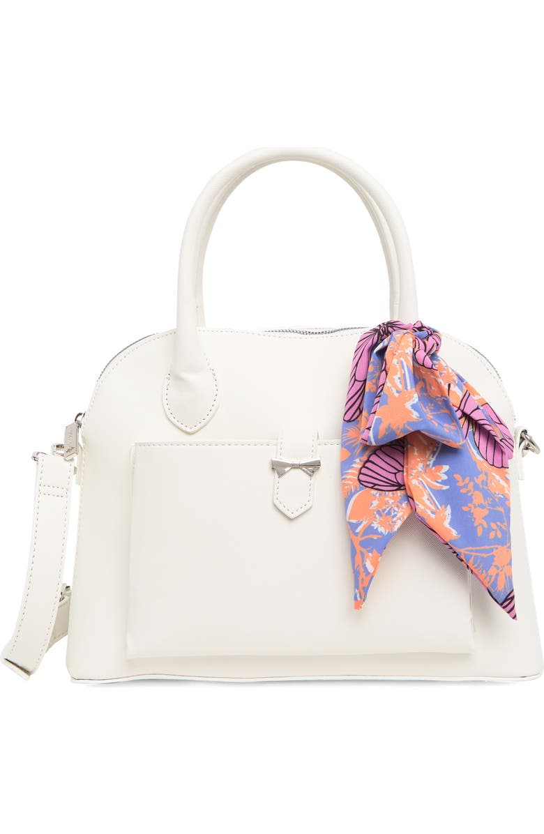 Betsey Johnson Dylon Large Dome Satchel, Main, color,