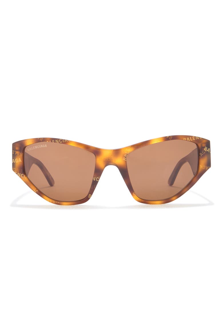 54mm Cat Eye Sunglasses, Main, color, HAVANA BROWN