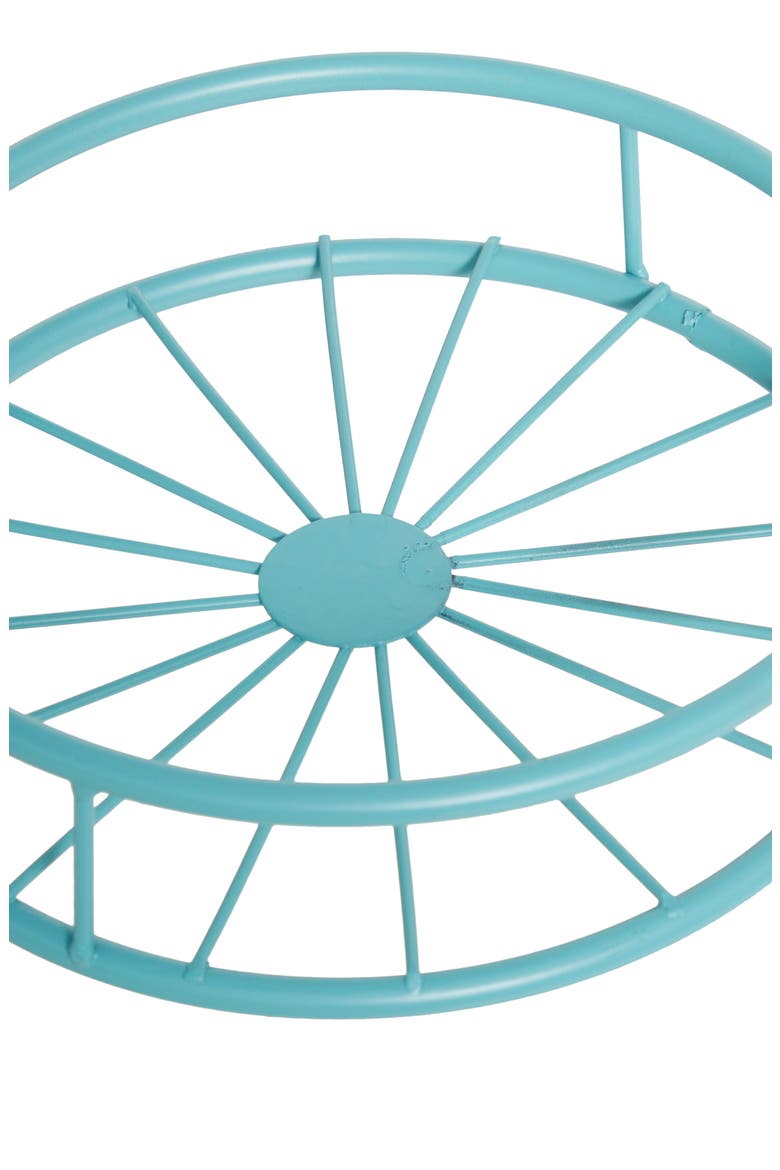 Blue Metal Indoor/Outdoor Three-Tier Starburst Plant Stand, Alternate, color, BLUE