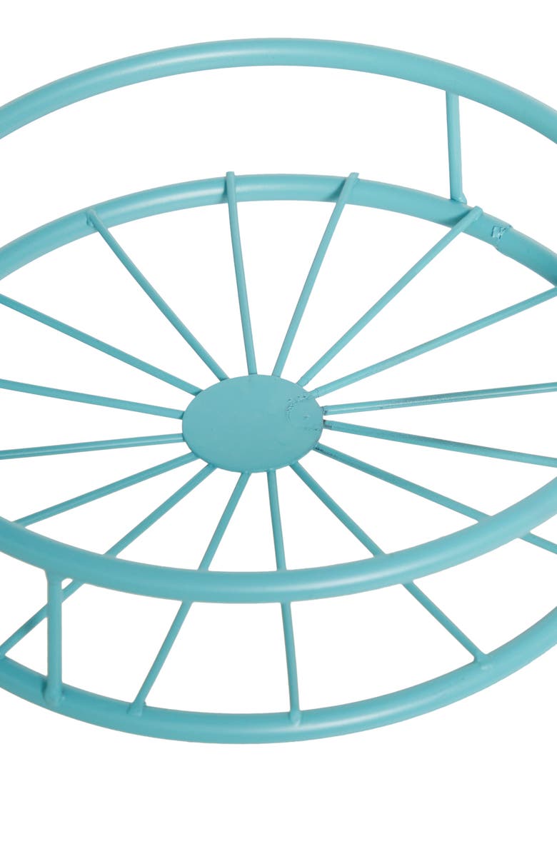 SONOMA SAGE HOME Blue Metal Indoor/Outdoor Three-Tier Starburst Plant Stand, Alternate, color, 