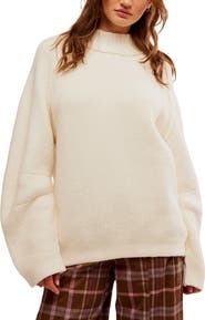 Free People Sunbeam Oversize Turtleneck Sweater