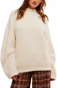 Free People Sunbeam Oversize Turtleneck Sweater
