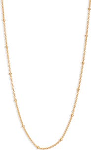 Monica Vinader 21-Inch Fine Beaded Chain