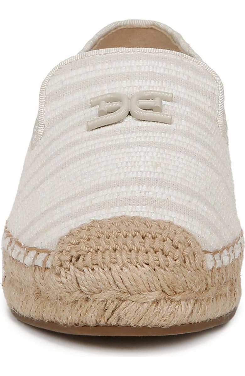 Sam Edelman Kathleen Espadrille Flat, Alternate, color, White/Natural