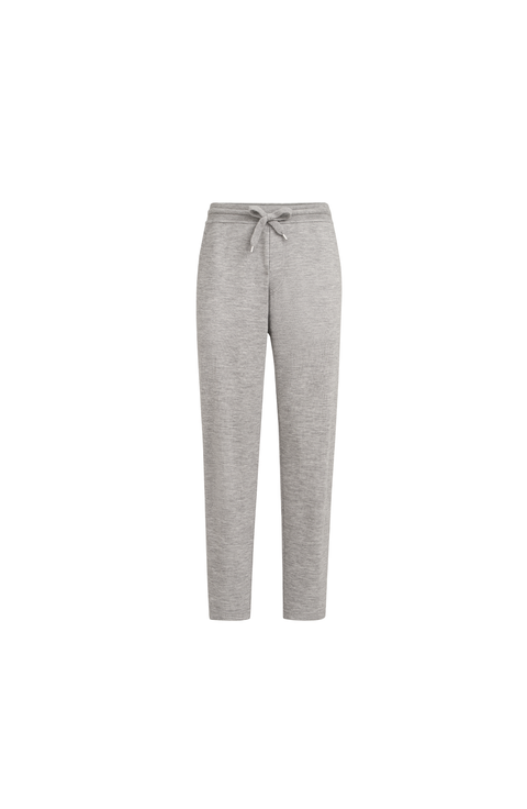 Cashmere and silk French terry trousers