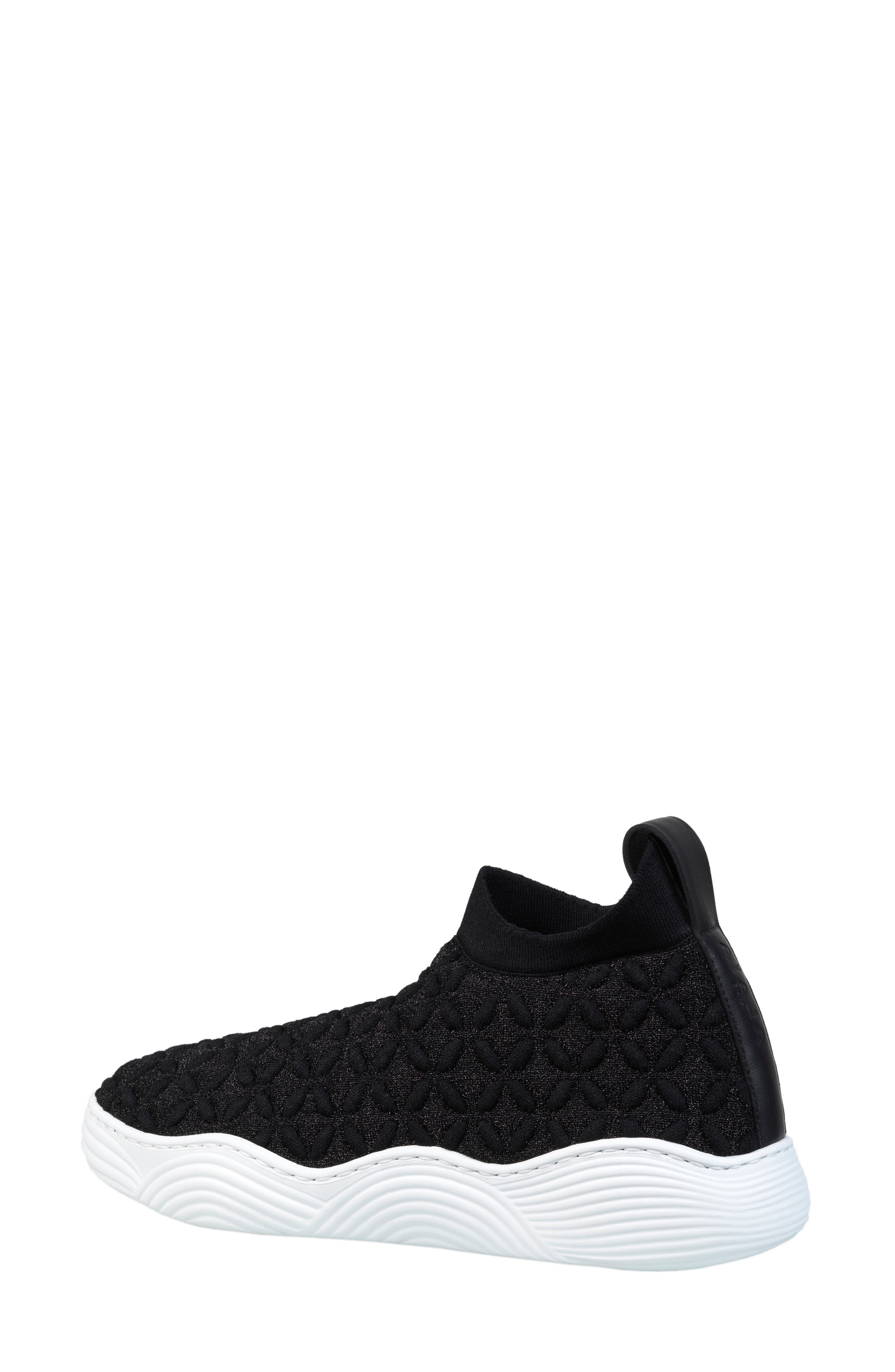 Alaïa Knit Slip-On Sneaker, Alternate, color, 
