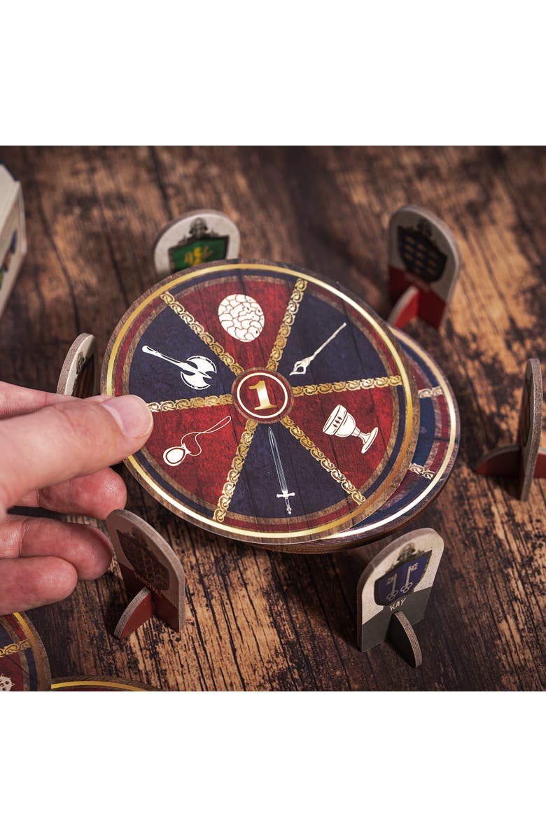 Professor Puzzle Knights of the Round Table 3D Wooden Brainteaser Puzzle, Alternate, color, Multicolored