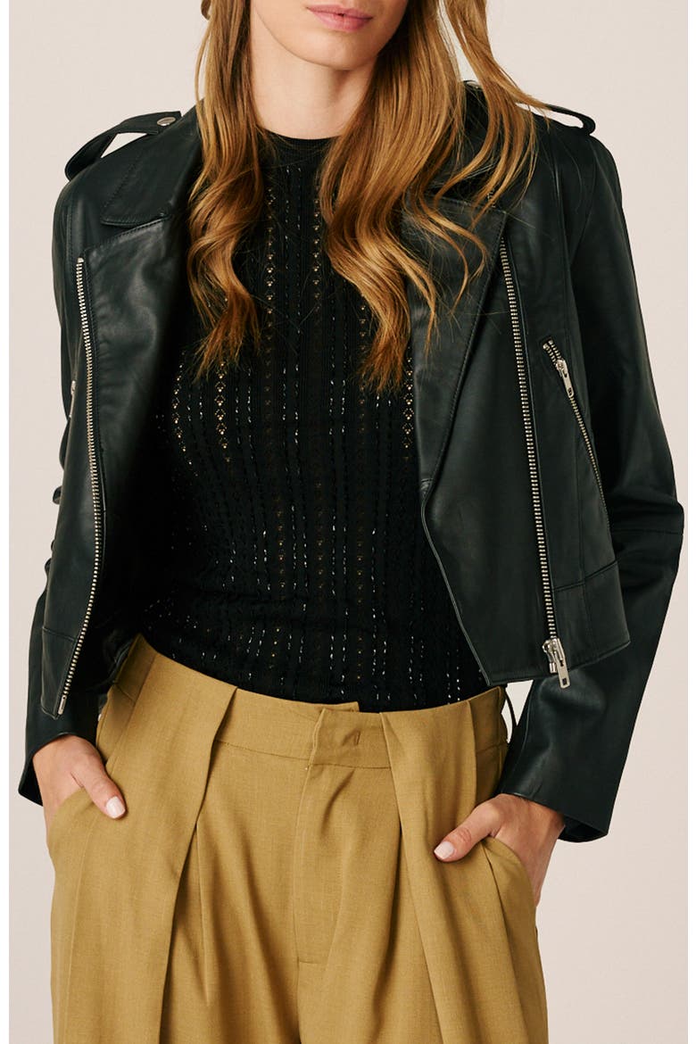 Biker With Beads, Main, color, Black