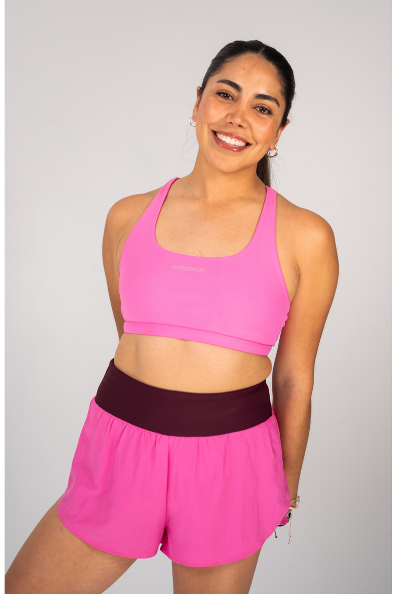 Nicole Sports Bra, Main, color, Paradise