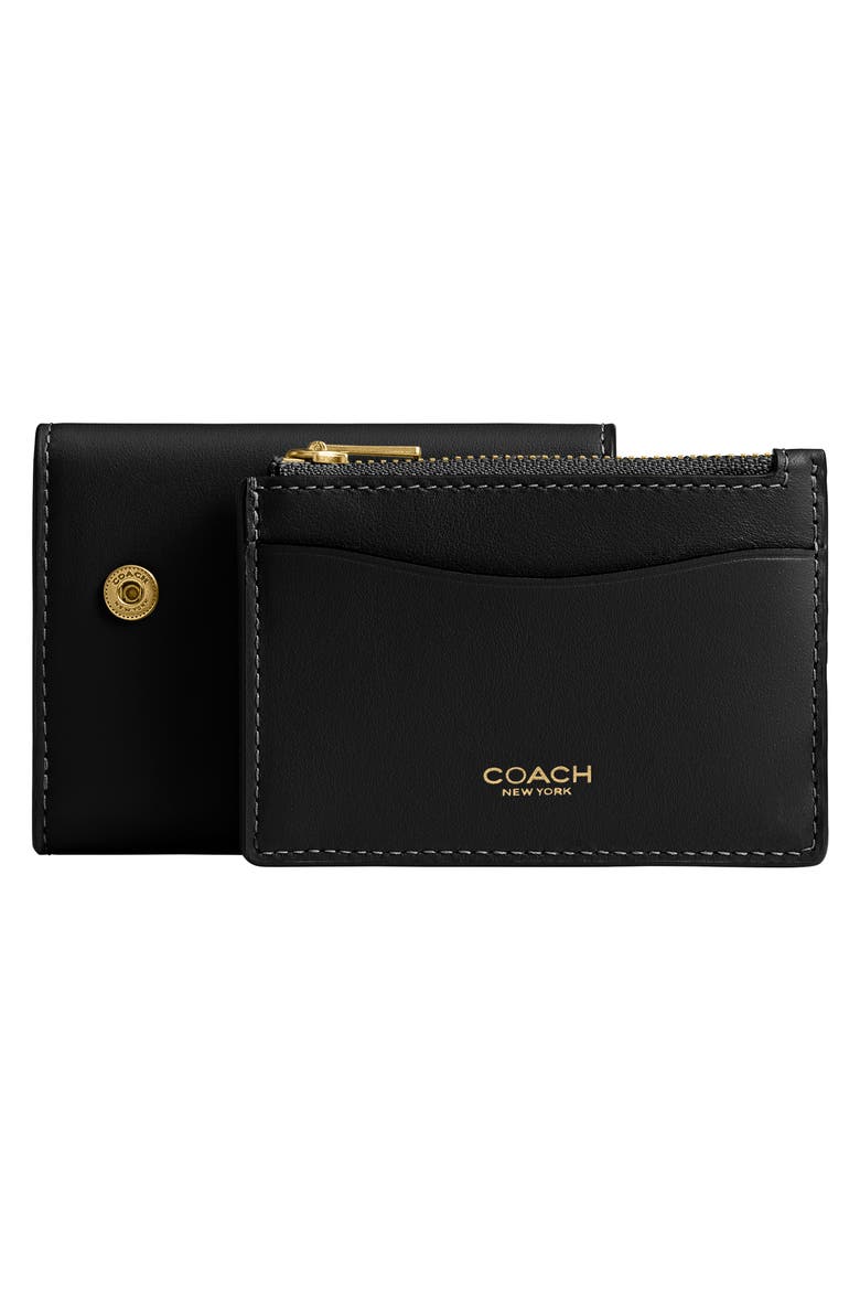 Essential Refined Calf Leather Wallet, Alternate, color, B4/BLACK