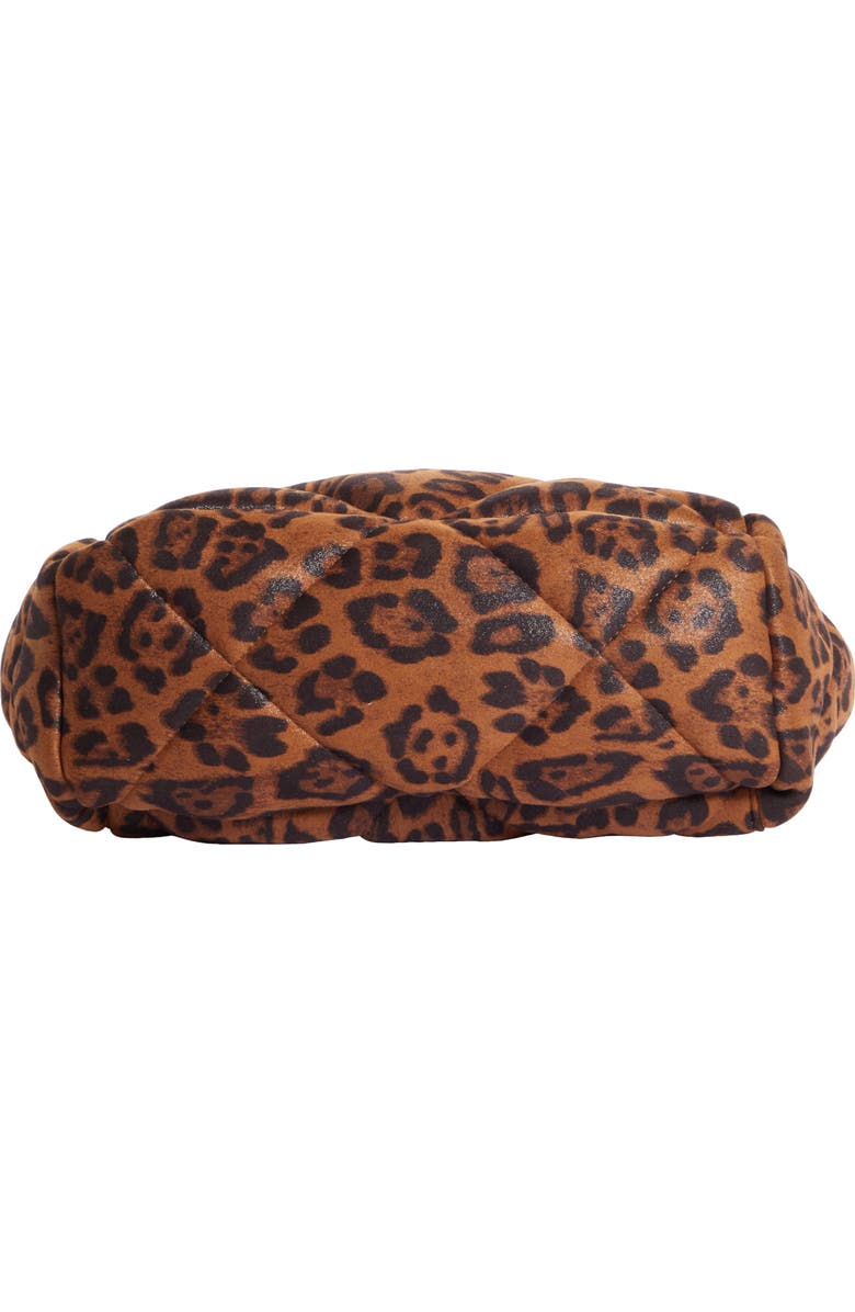 Stand Studio Rosanne Leopard Print Quilted Top Handle Bag, Alternate, color,