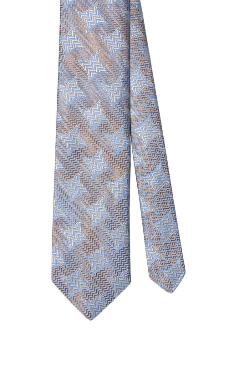 Robert Chevron Star Best of Class Necktie, Main, color, Blue