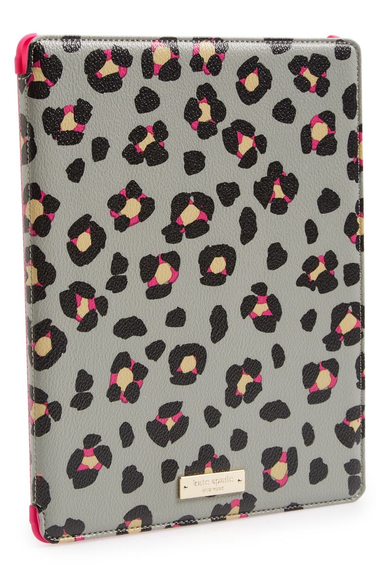 'cyber cheetah' iPad case, Main, color, BIG SMOKE