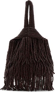 MANGO Beaded Handbag
