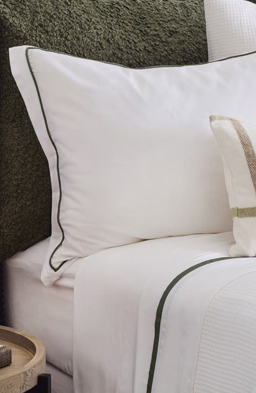 Pom Pom At Home Langston Sateen Sheet Set In White