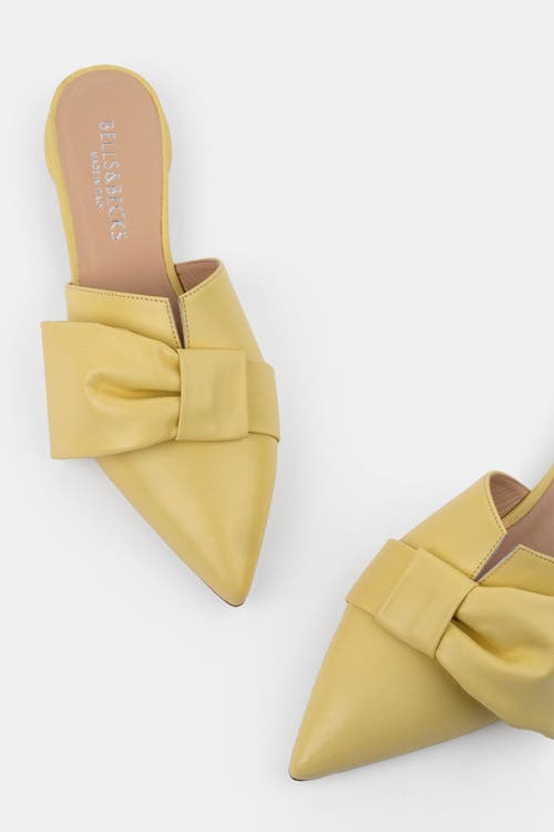 Bells & Becks Ana Pointy Toe Mule With Bow