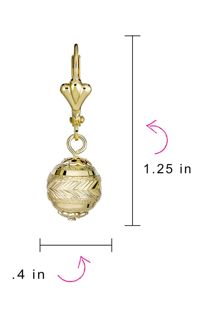 BLING JEWELRY Set of 2 Assorted Elegant Vintage Drop Earrings, Alternate, color, Gold