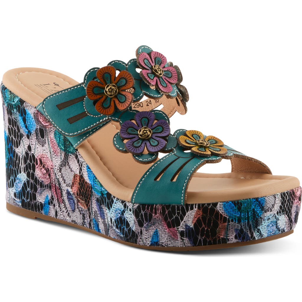 L'artiste By Spring Step Caprice Wedge Sandal
